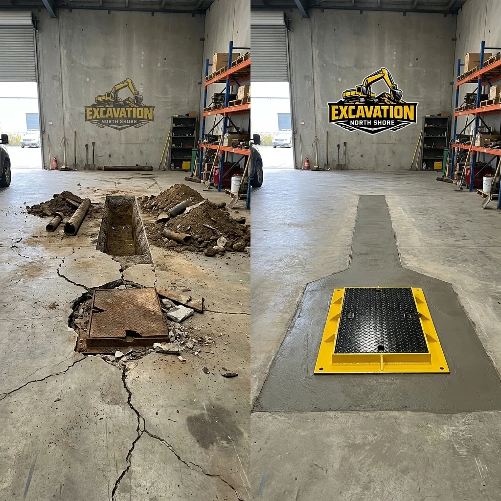 Excavation North Shore - Before & After 4